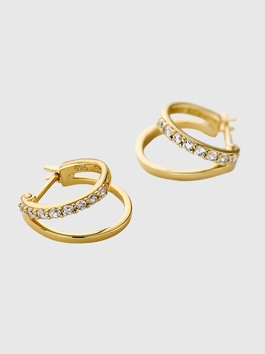 Image number 3 showing, Ana Luisa Toda Mini Double Hoop Earrings