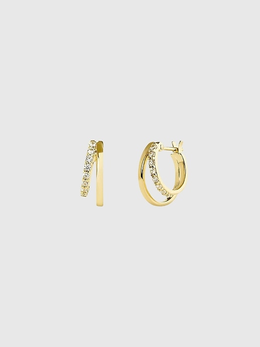 Image number 1 showing, Ana Luisa Toda Mini Double Hoop Earrings