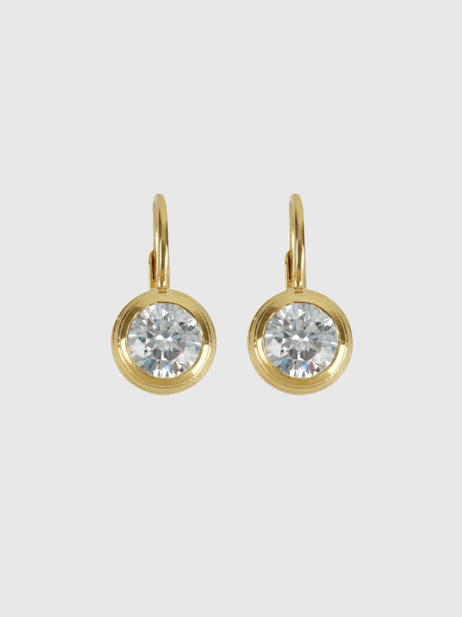 HART Bezel Drop Earrings