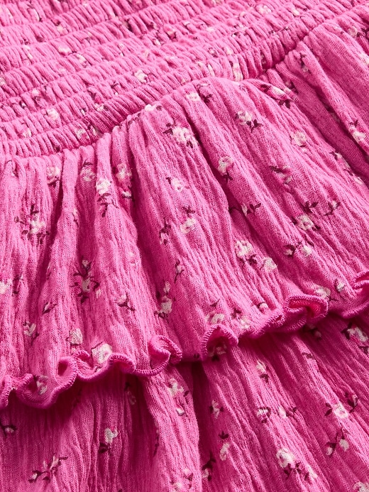 Image number 3 showing, Kids Crinkle Knit Tiered Skort