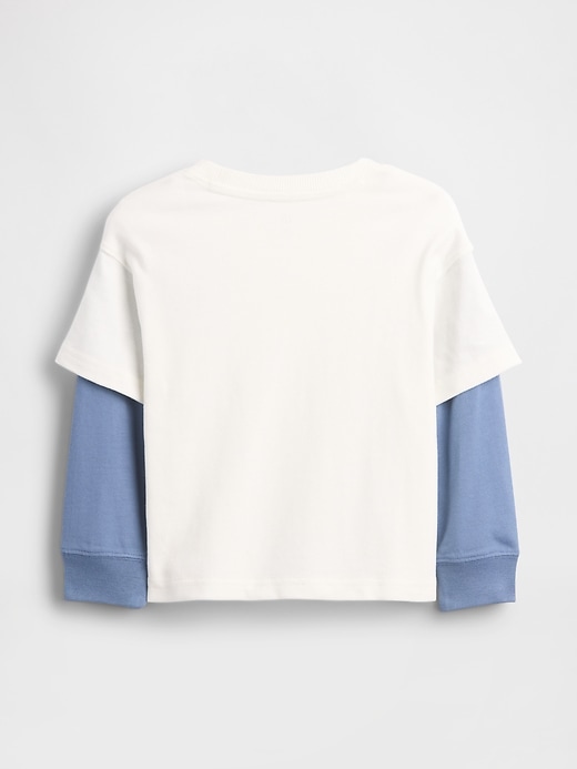 Image number 2 showing, Baby & Toddler 2-In-1 Heavyweight T-Shirt