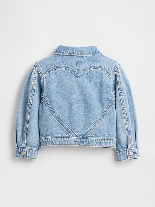 Image number 2 showing, Baby & Toddler Heart Denim Jacket