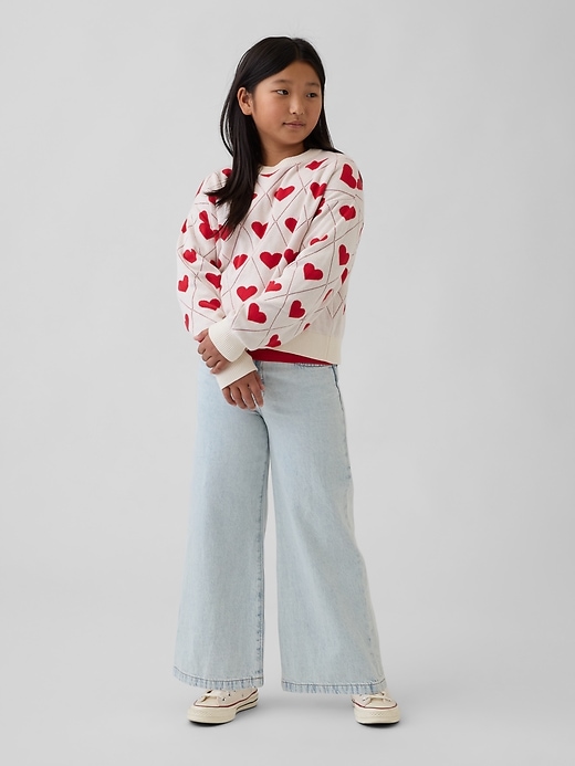 Image number 4 showing, Kids Relaxed Graphic Crewneck Sweater