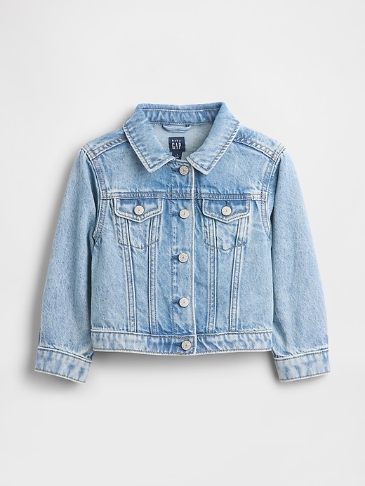 Image number 1 showing, Baby & Toddler Heart Denim Jacket
