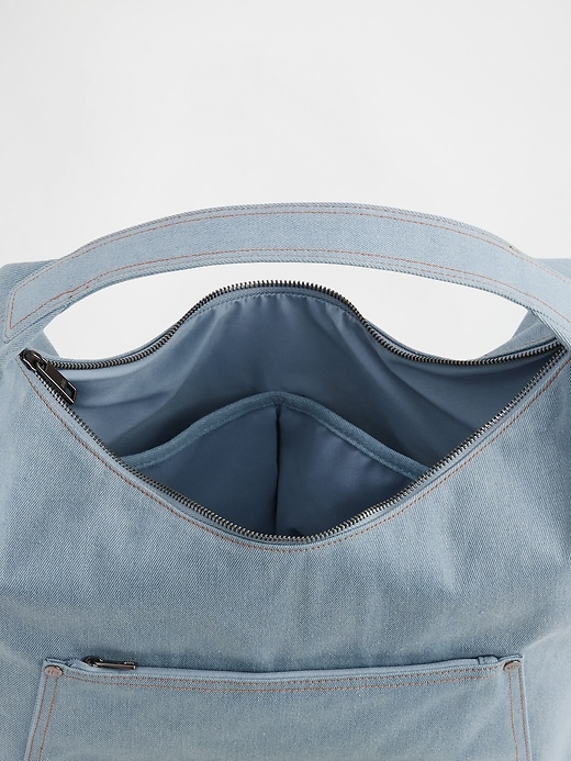 Image number 4 showing, Gap × BÉIS Denim Shoulder Bag