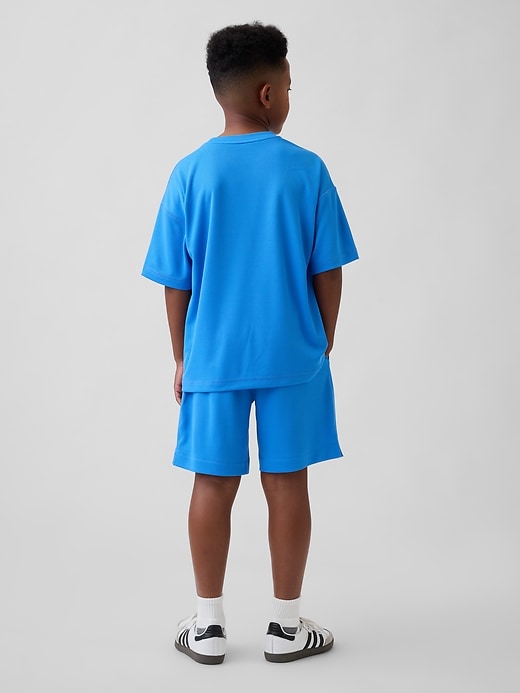 Image number 3 showing, Kids GapFit Tech Recycled Mesh Shorts