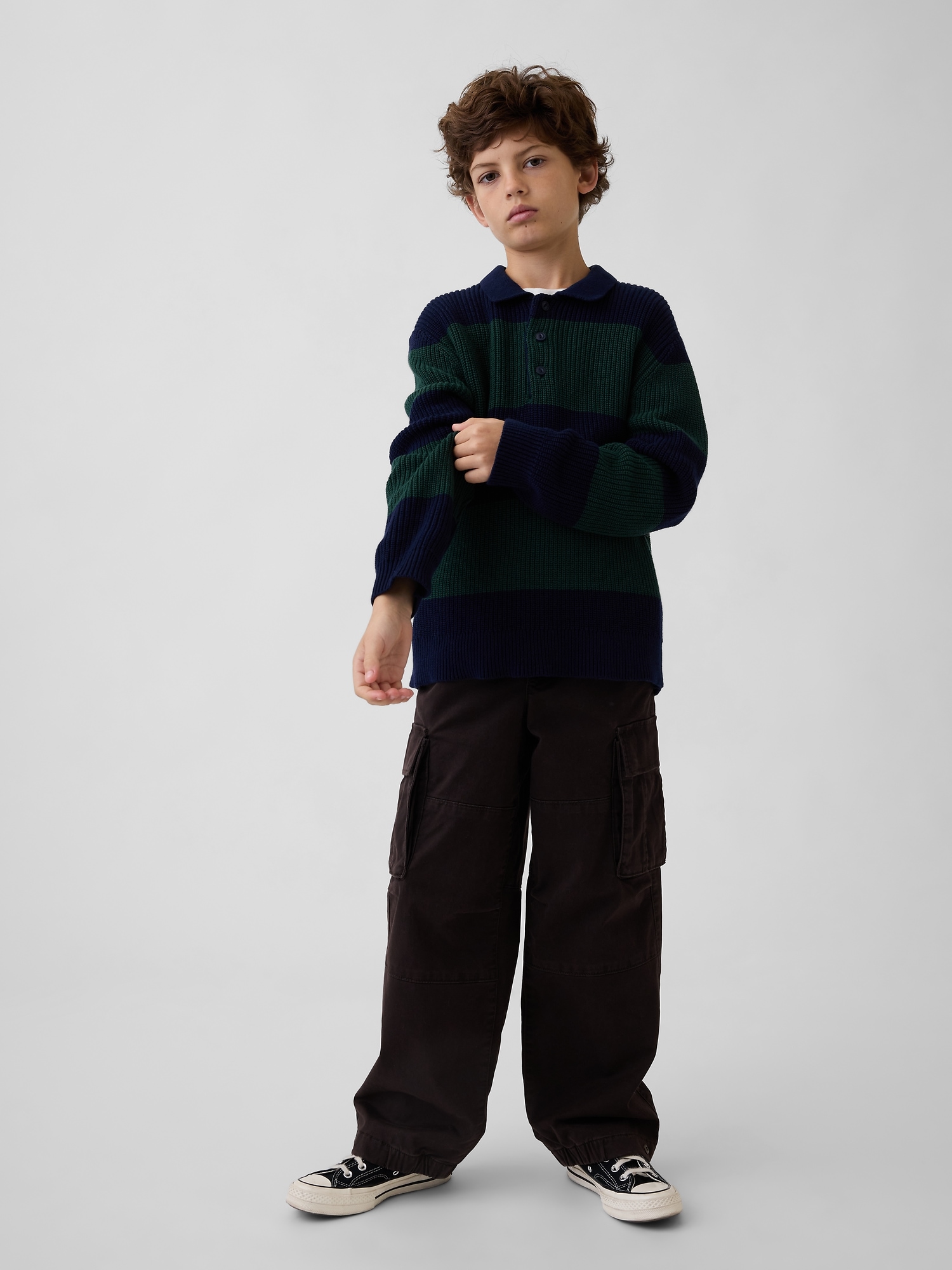 Kids Jersey-Lined Cargo Pants