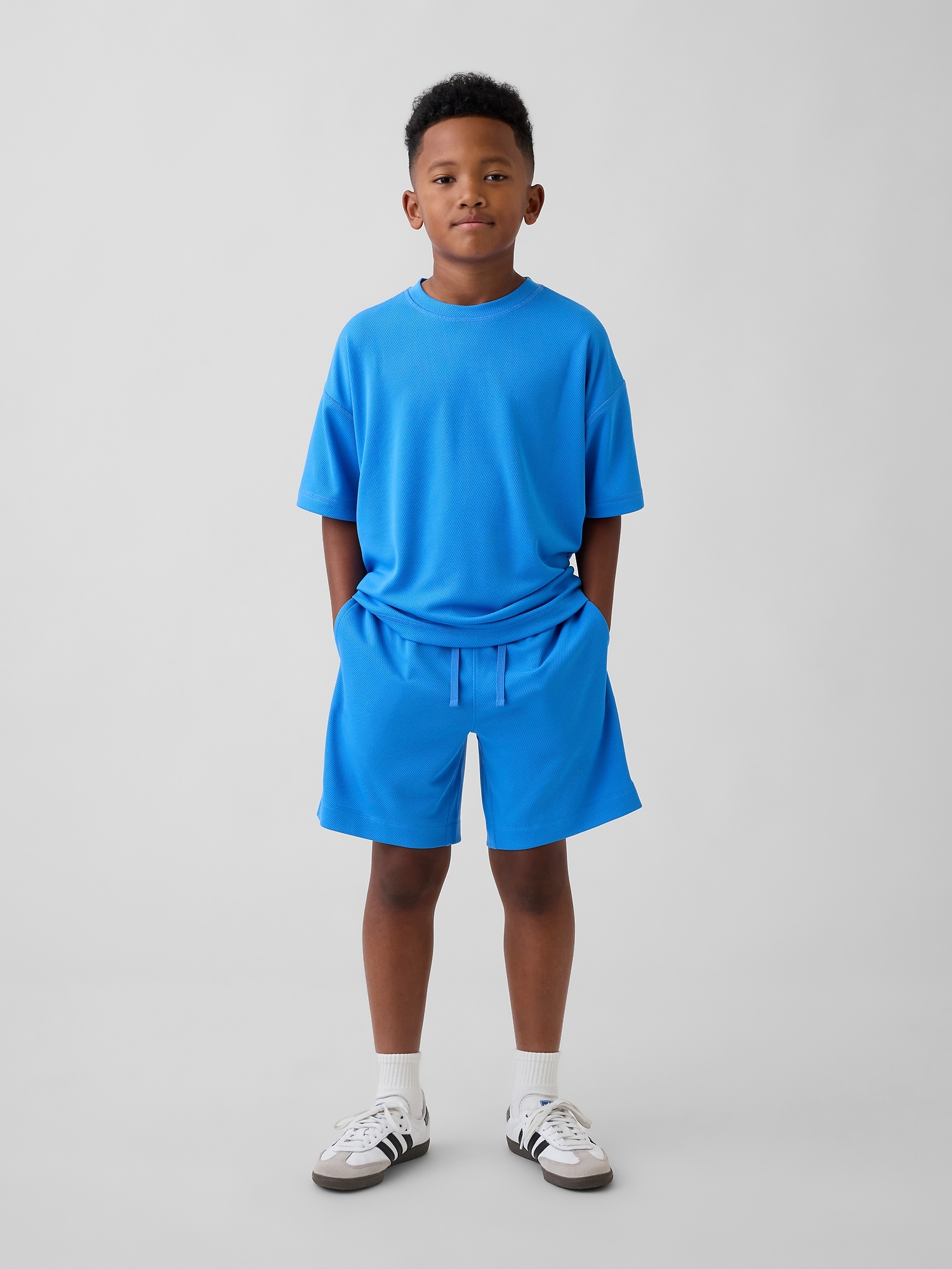 Kids GapFit Tech Recycled Mesh Shorts
