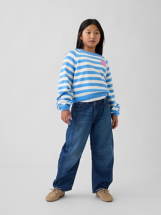 Image number 4 showing, Kids Relaxed Graphic Crewneck Sweater