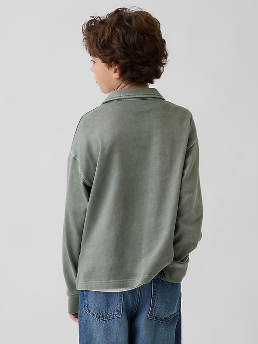 Image number 3 showing, Kids Relaxed Washed Polo Shirt