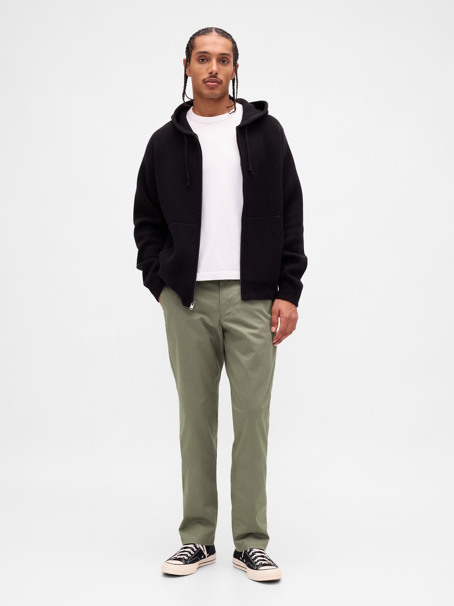 Modern Straight Khakis