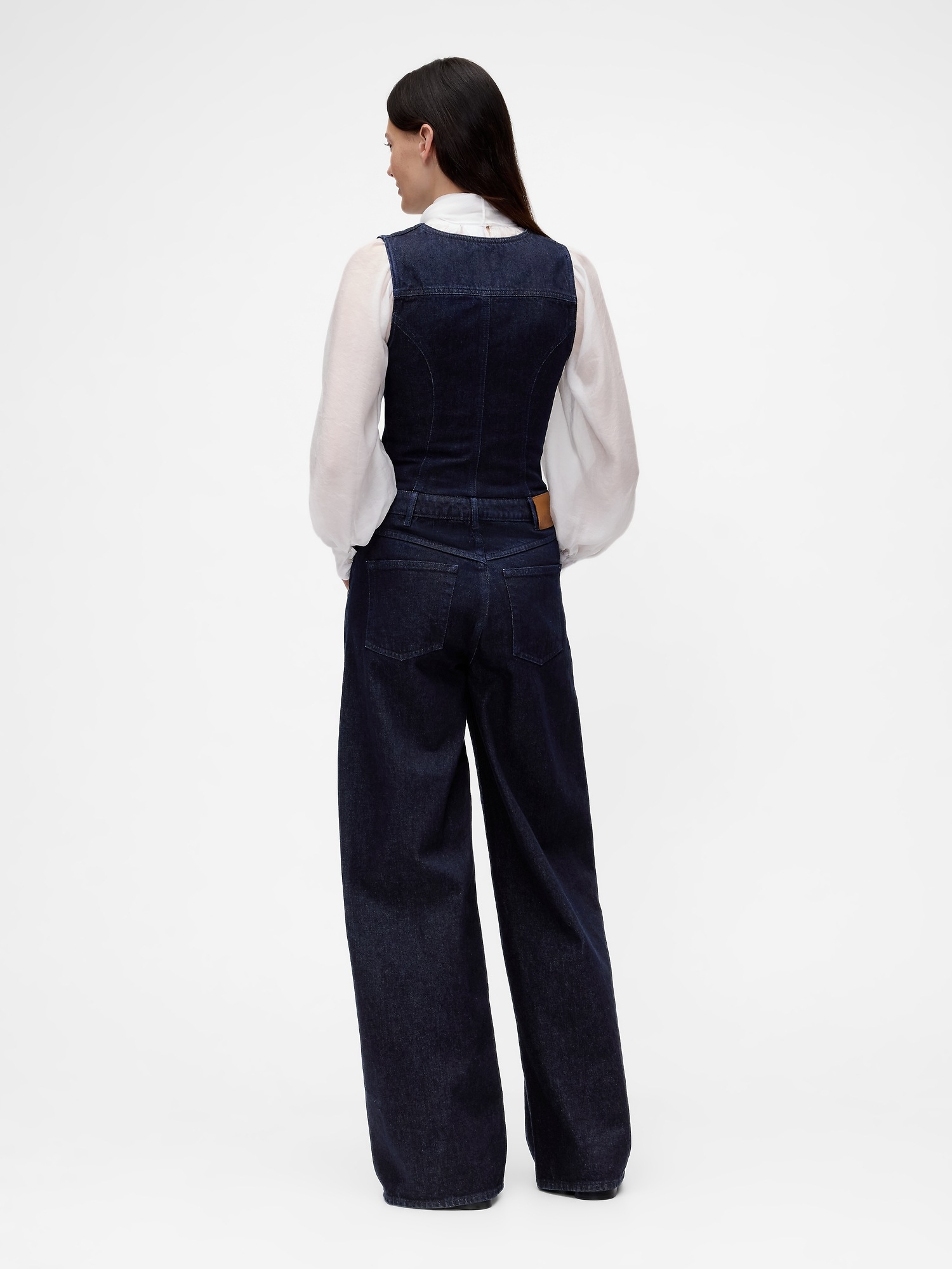 Женские комбинезоны Gap GapStudio Denim Jumpsuit — фото 3