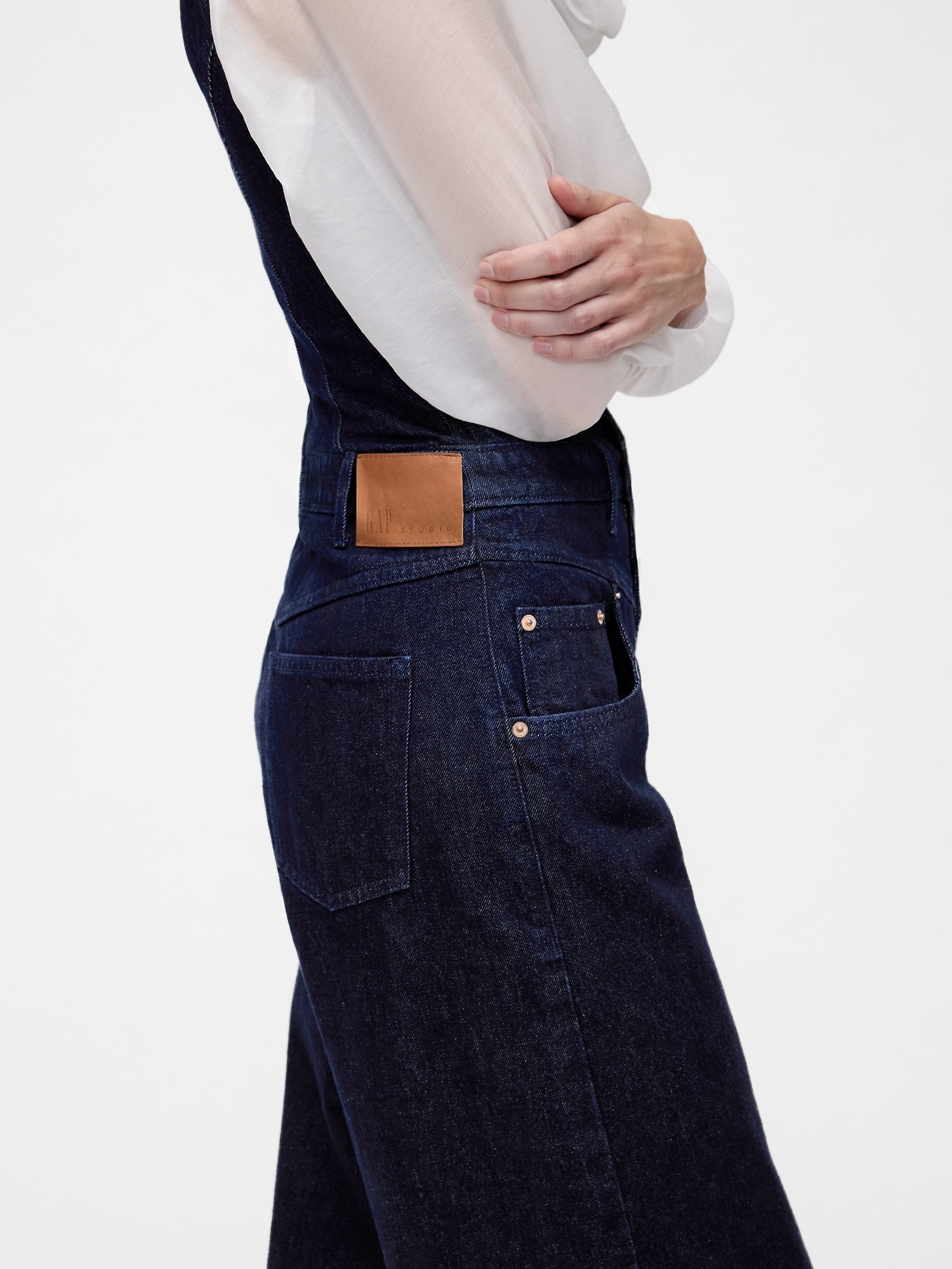 Женские комбинезоны Gap GapStudio Denim Jumpsuit — фото 2