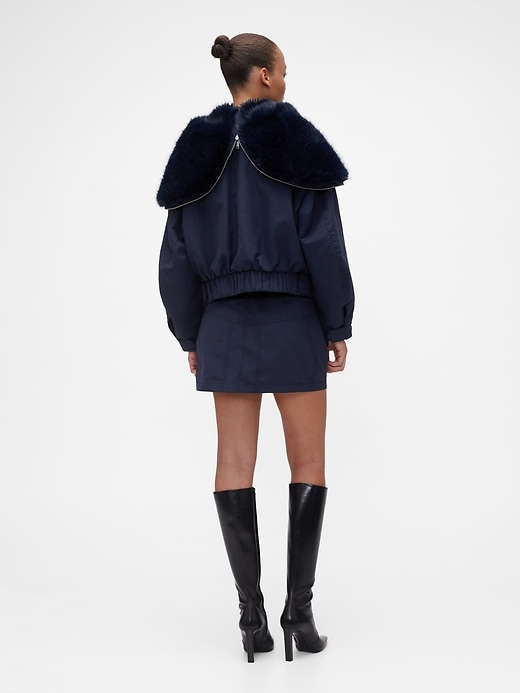 Image number 3 showing, GapStudio Belted Mini Skirt