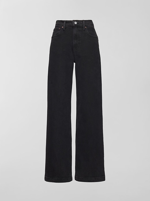 Image number 7 showing, High Rise Stride Wide-Leg Jeans