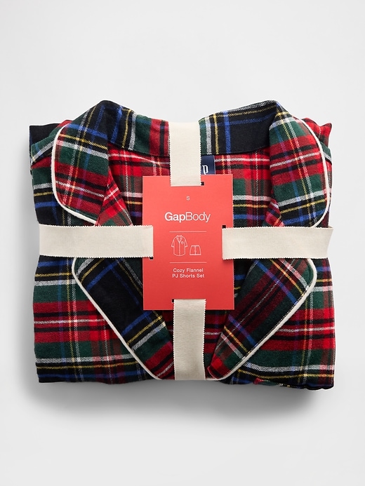 Image number 5 showing, Adult Softest Flannel PJ Short Set