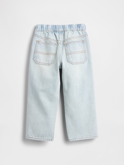 Image number 2 showing, Baby & Toddler Pull-On Baggy Carpenter Jeans