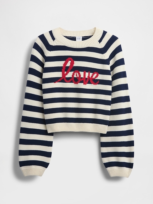 Kids Relaxed Graphic Crewneck Sweater