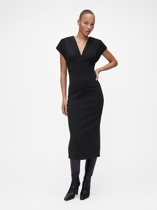 Image number 1 showing, GapStudio Structured Midi Dress