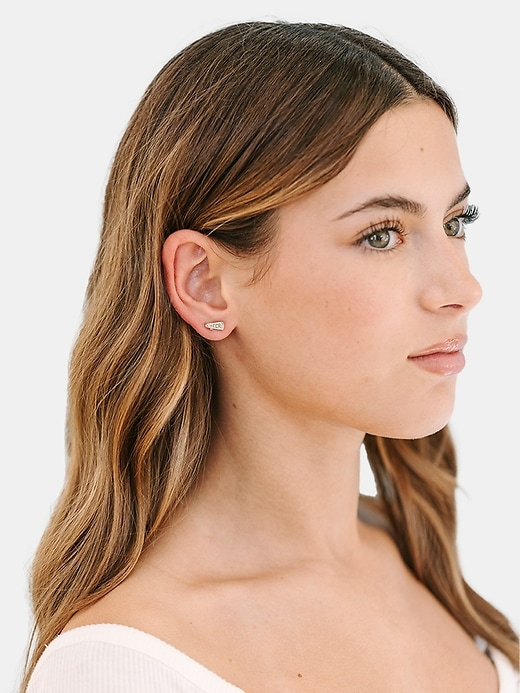 Image number 3 showing, Pierced Co Megaphone Screwback Earrings