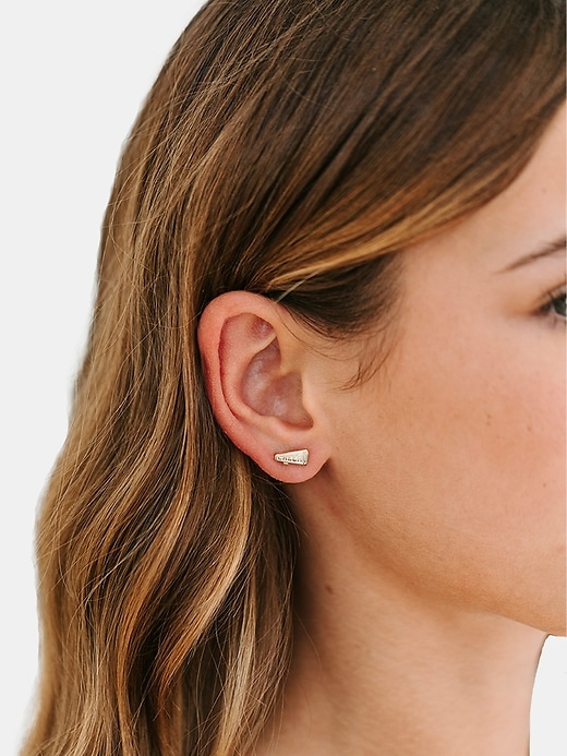 Image number 2 showing, Pierced Co Megaphone Screwback Earrings