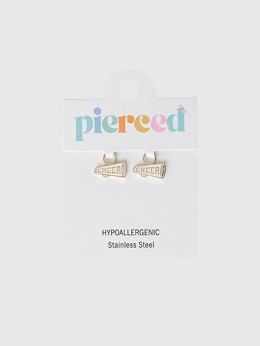 Image number 1 showing, Pierced Co Megaphone Charm For Huggie Earrings