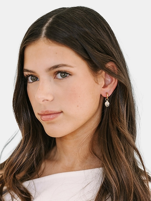 Image number 3 showing, Pierced Co Birthday Party Charm For Huggie Earrings