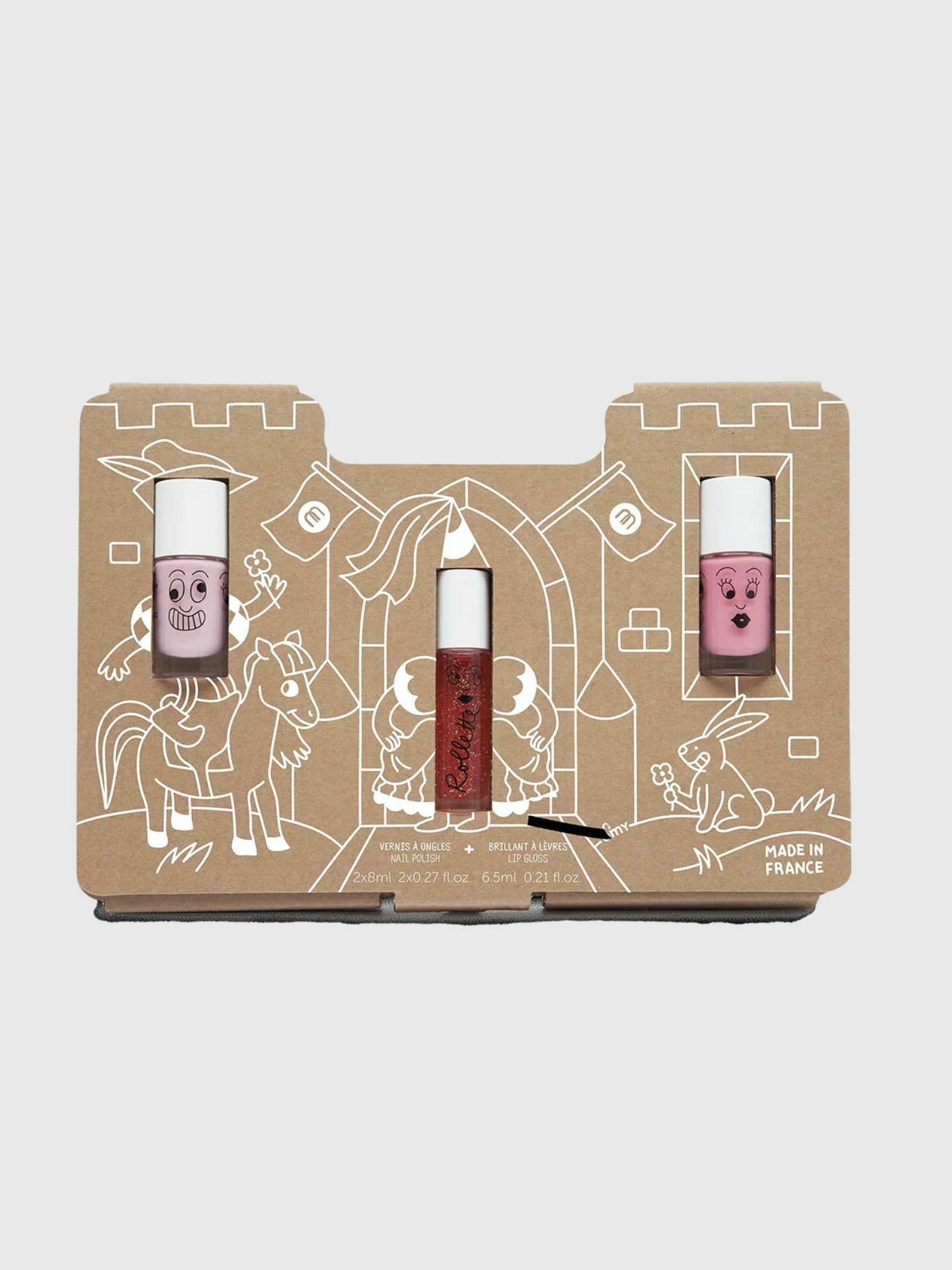 Nailmatic Princess Story Nail Polish and Lip Gloss Set
