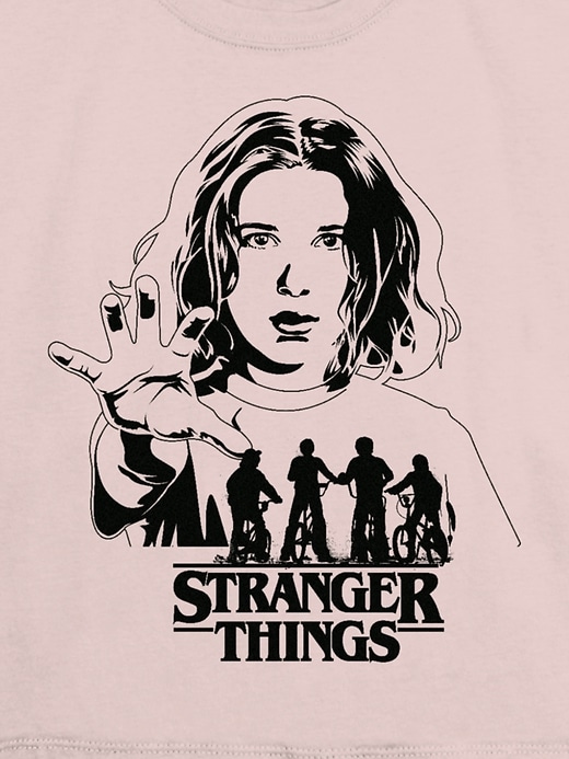 Image number 3 showing, Kids Stranger Things Hawkins Bike Ride Graphic T-Shirt