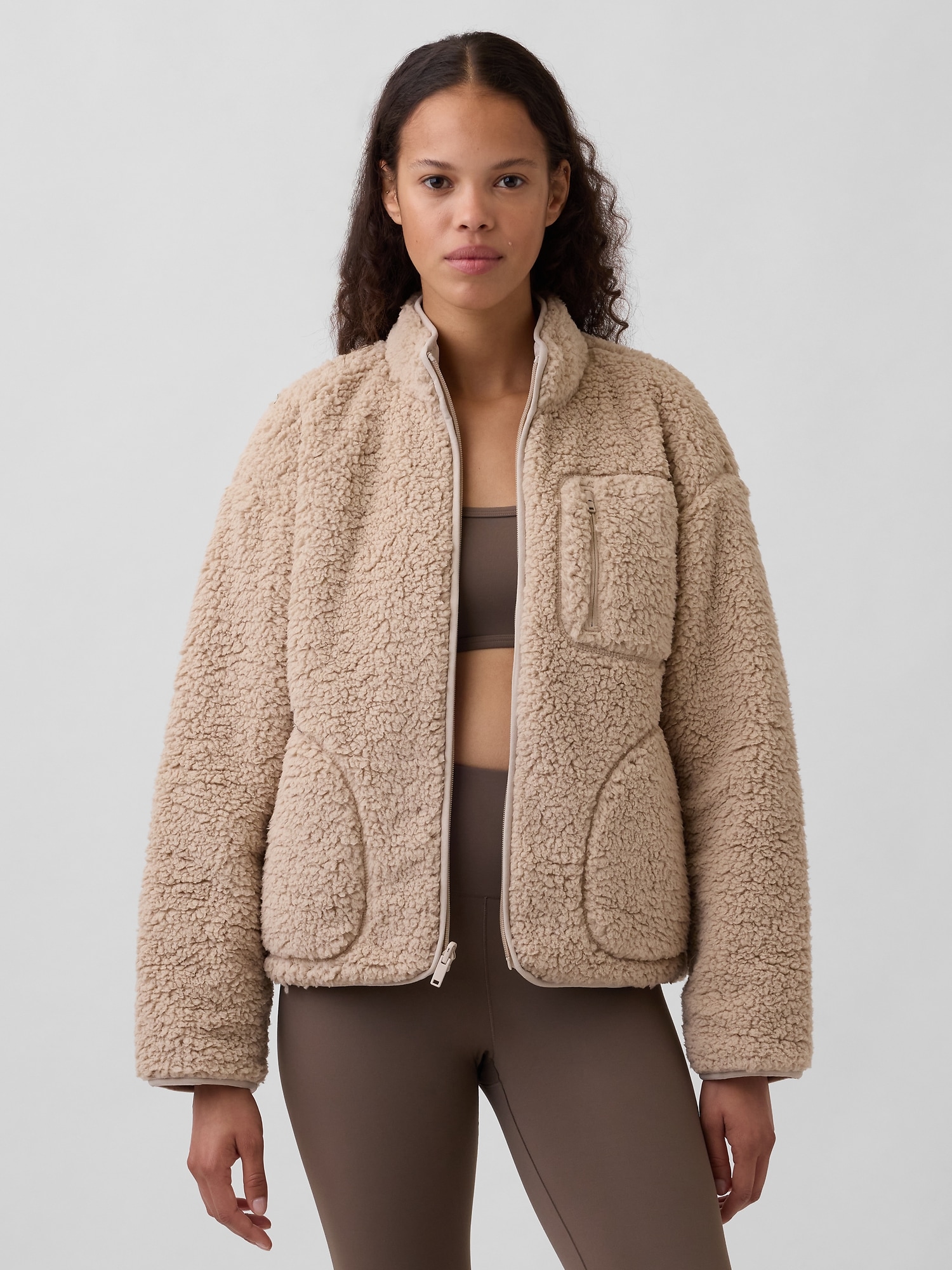 GapFit Reversible Sherpa Jacket