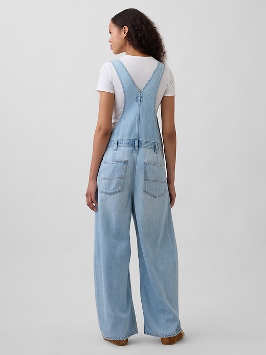 Image number 2 showing, UltraSoft Denim Horseshoe Overalls