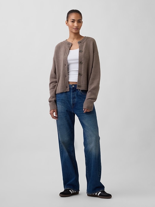 Image number 2 showing, CashSoft Oversized Chunky Cardigan