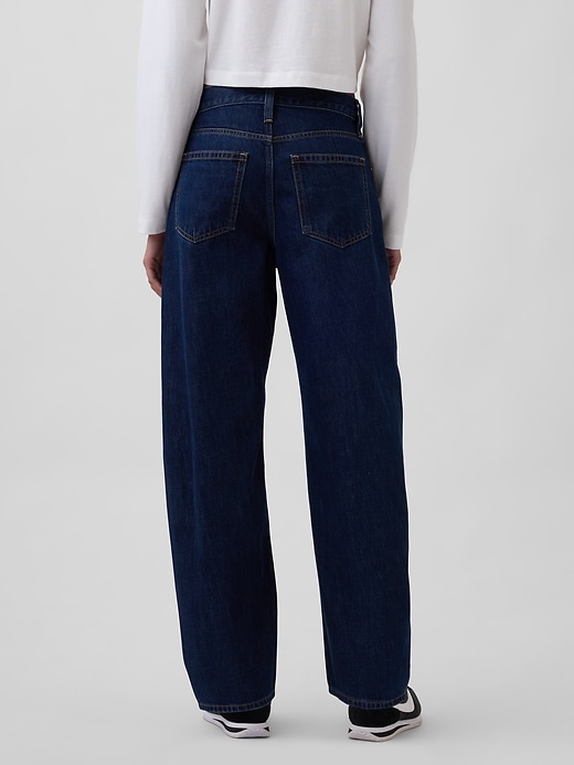 Image number 4 showing, High Rise Barrel Jeans