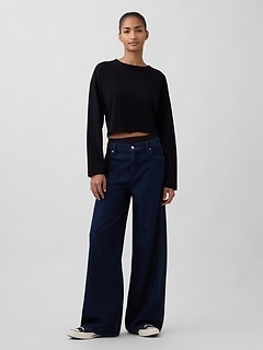 Mid Rise UltraSoft Baggy Jeans