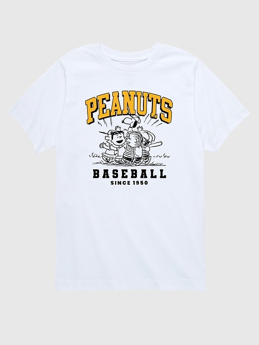Image number 1 showing, Toddler Peanuts Baseball Short Sleeve Tee