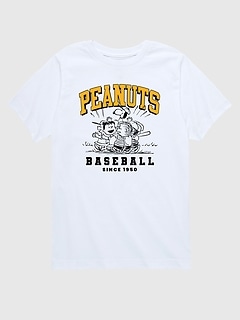 Toddler Peanuts Baseball Short Sleeve Tee
