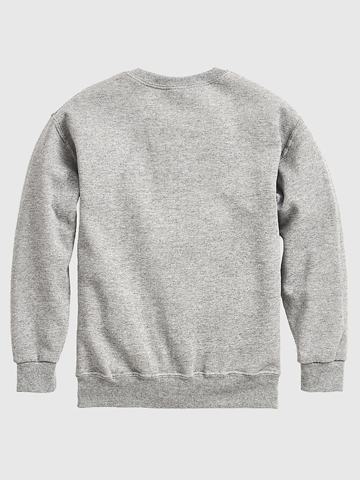 Image number 2 showing, Kids Peanuts Snoopy Hockey Crewneck Fleece Sweatshirt