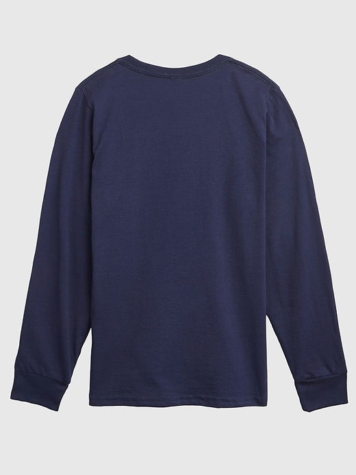 Image number 2 showing, Toddler Peanuts Snoopy Woodstock Present Long Sleeve Tee