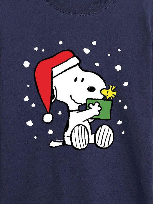 Image number 3 showing, Toddler Peanuts Snoopy Woodstock Present Long Sleeve Tee