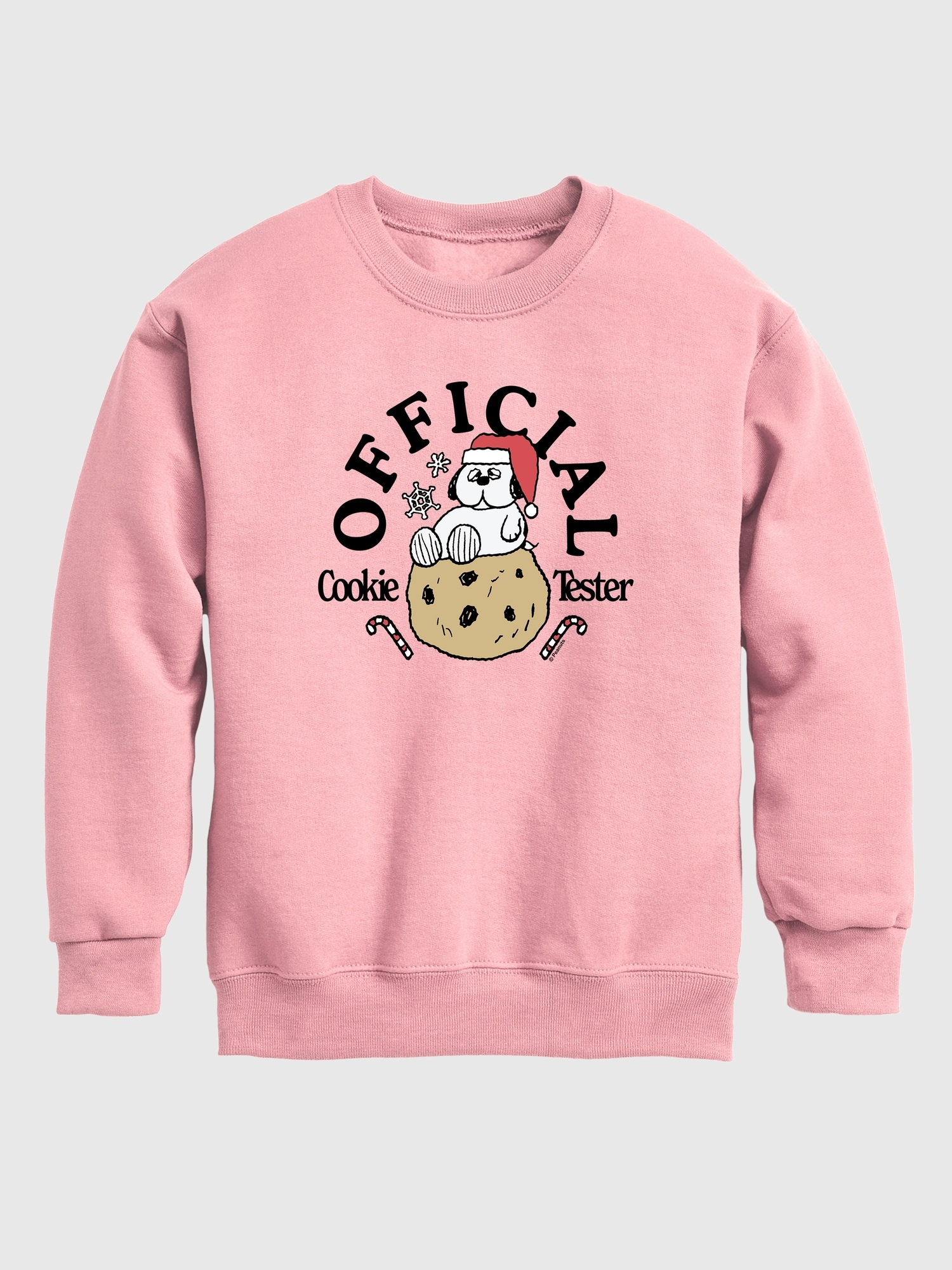 Toddler Peanuts Official Cookie Tester Snoopys Brother Olaf Crewneck Fleece Sweatshirt