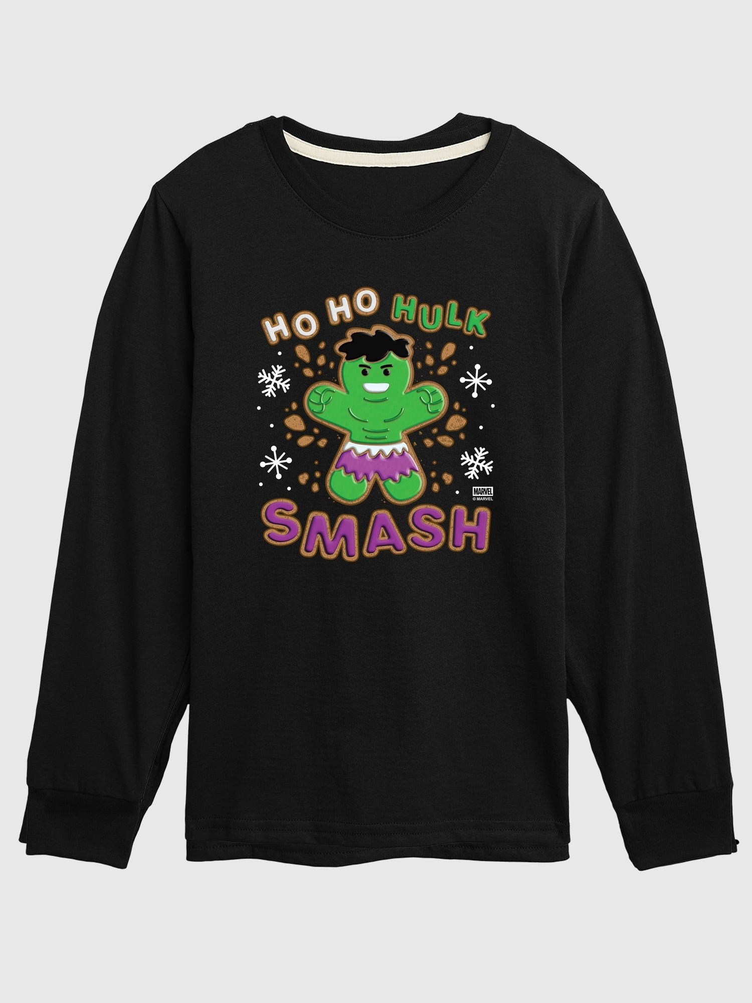 Toddler The Hulk Ho Ho Hulk Smash Long Sleeve Tee