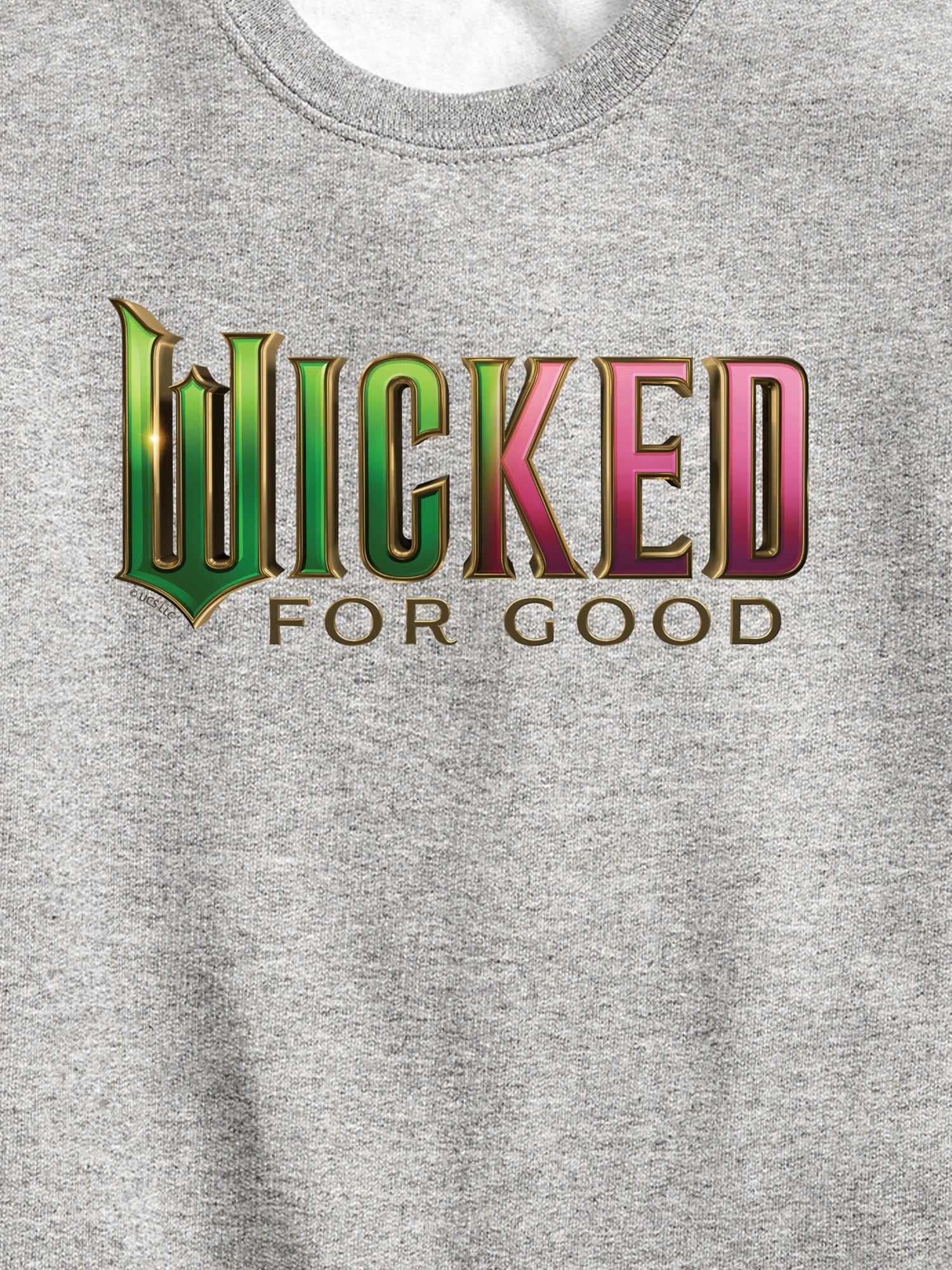 Toddler Wicked For Good Logo Crewneck Fleece Sweatshirt