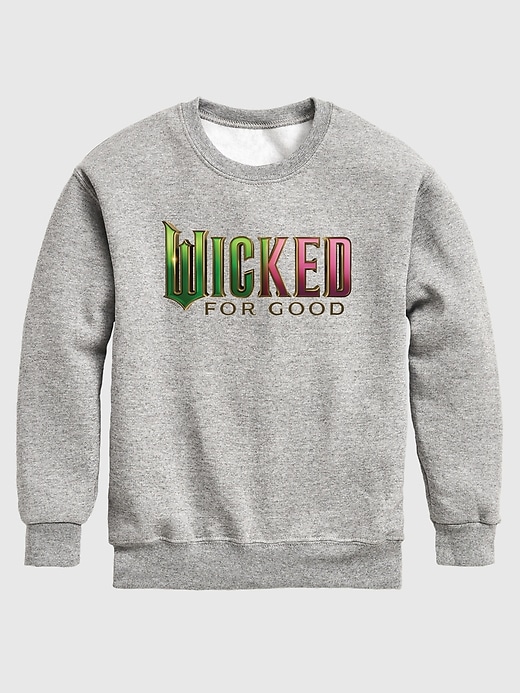 Image number 1 showing, Toddler Wicked For Good Logo Crewneck Fleece Sweatshirt