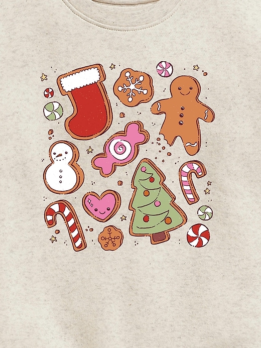 Image number 3 showing, Toddler Kawaii Christmas Treats Crewneck Fleece Sweatshirt
