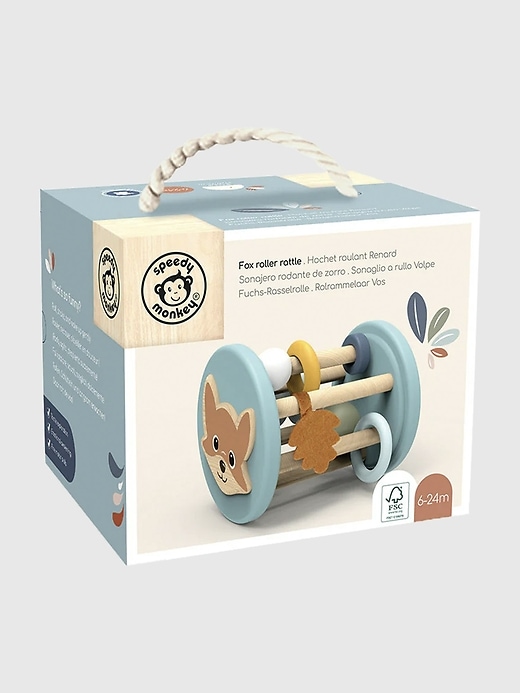 Image number 3 showing, Fox Roller Rattle Toy