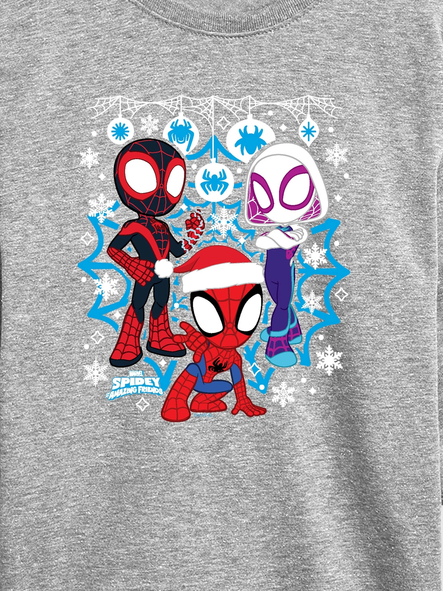 Toddler Spidey And His Amazing Friends Snow Long Sleeve Tee