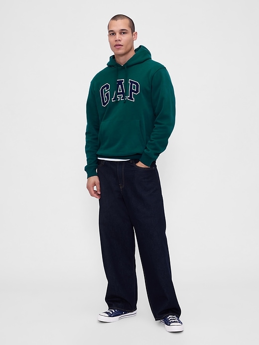 Adult VintageSoft Arch Logo Hoodie | Gap