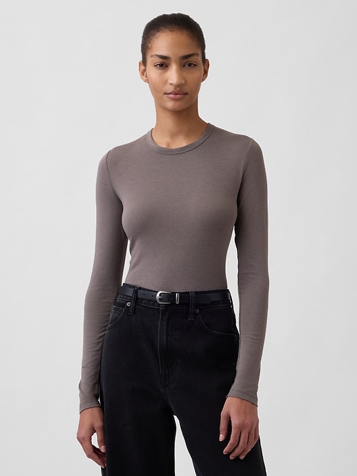 Image number 1 showing, Featherweight Crewneck T-Shirt