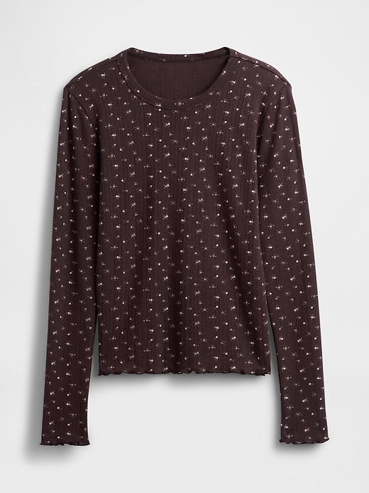 Image number 5 showing, Pointelle PJ Top