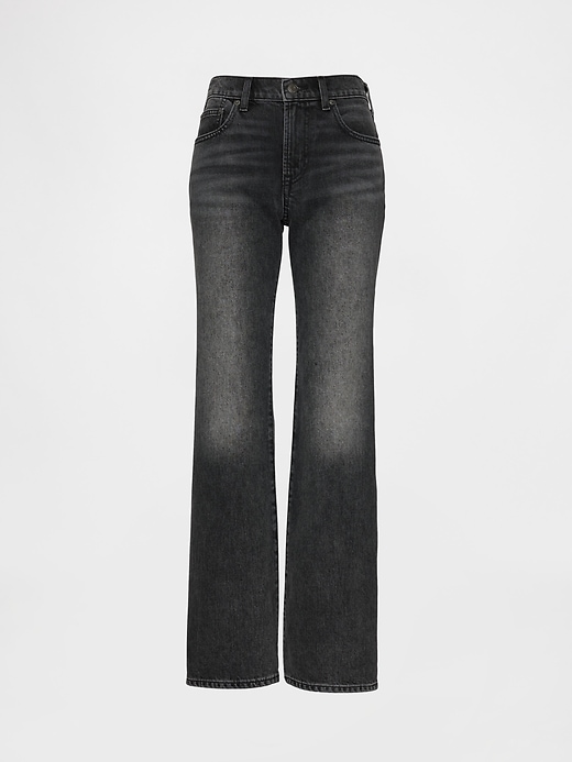 Image number 5 showing, Mid Rise Relaxed Flare Jeans